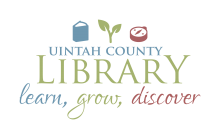 Uintah county logo that says "learn, grow, discover"