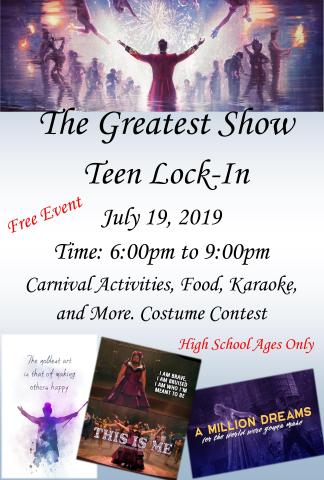 The Greatest Show Teen Lock-In